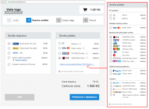 Platební metody v e-shopu