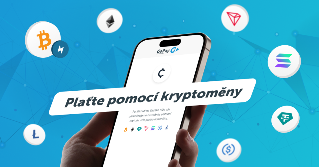 GoPay - Plaťte pomocí kryptoměn