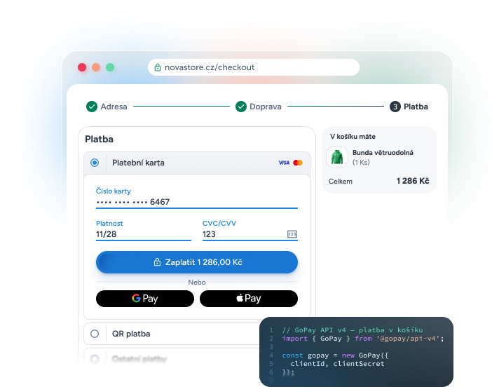 GoPay Checkout