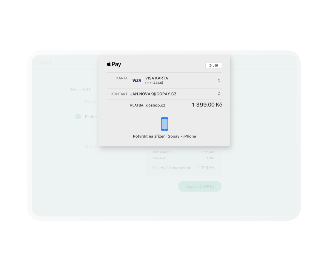 Apple dialog nad bránou