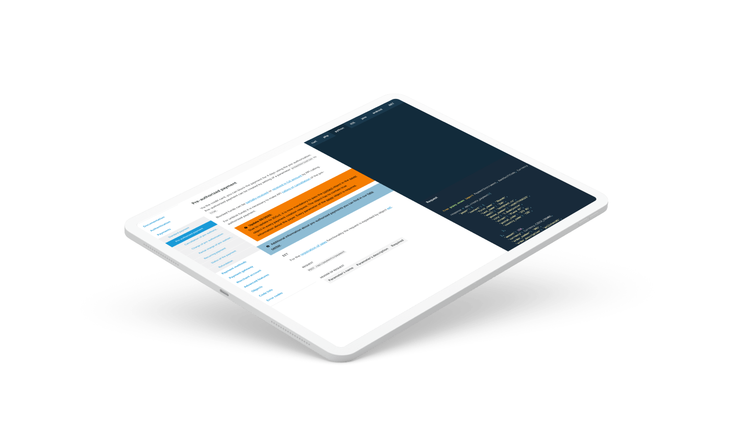 Pre-authorized payments